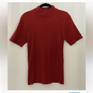 Bobbie Brooks Burgundy Knit Top